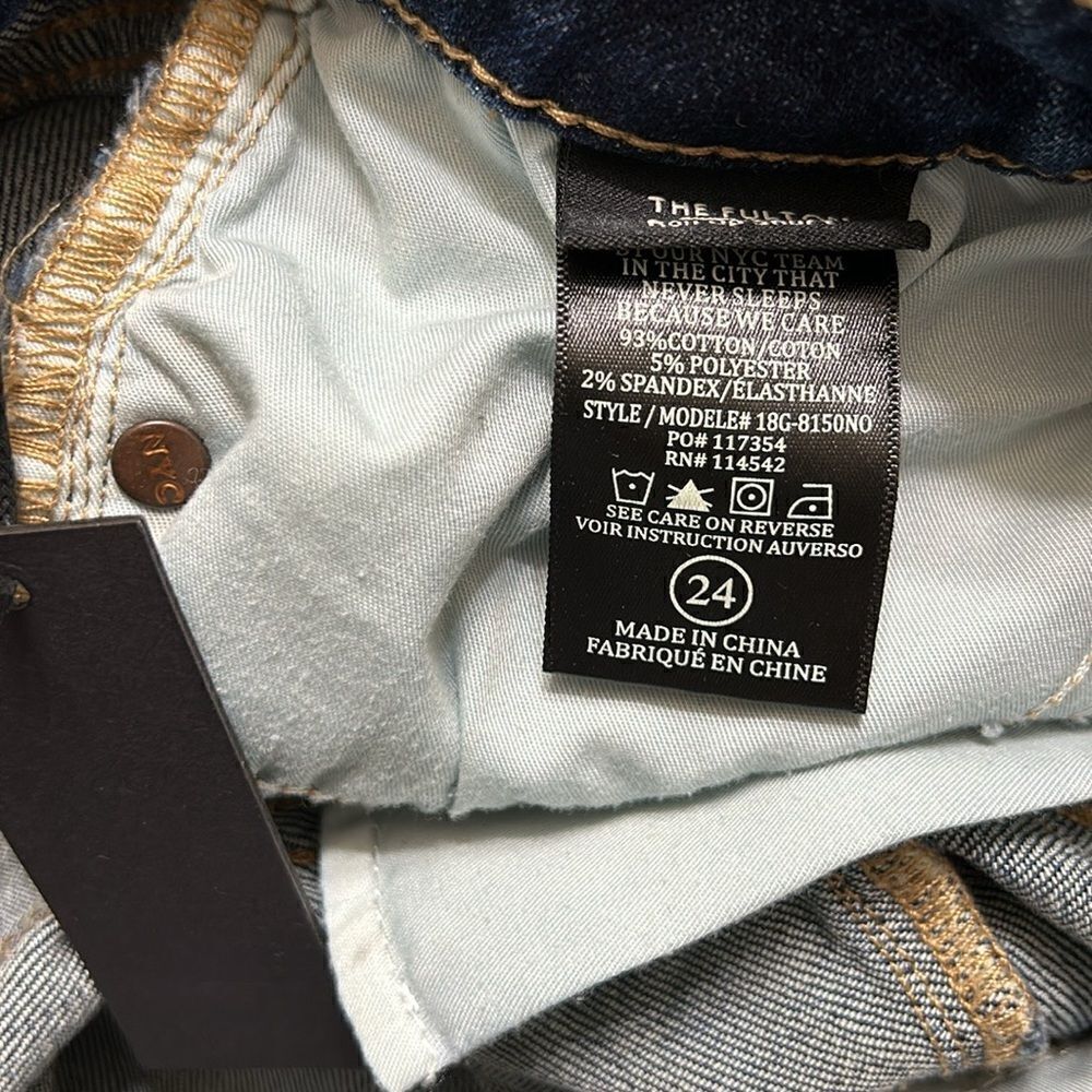 Blank NYC Fulton Roll up Distressed Denim Shorts(Size 24) - Picture 7 of 7